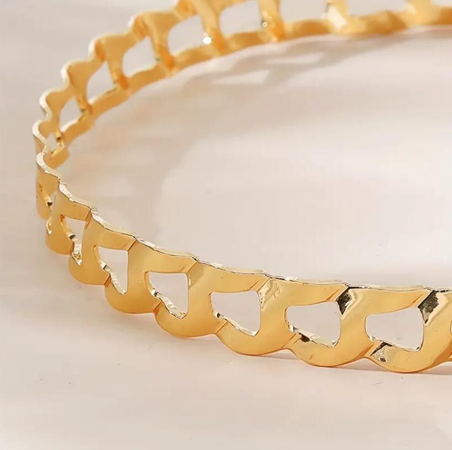 Bracelet de bras Géométrique Doré