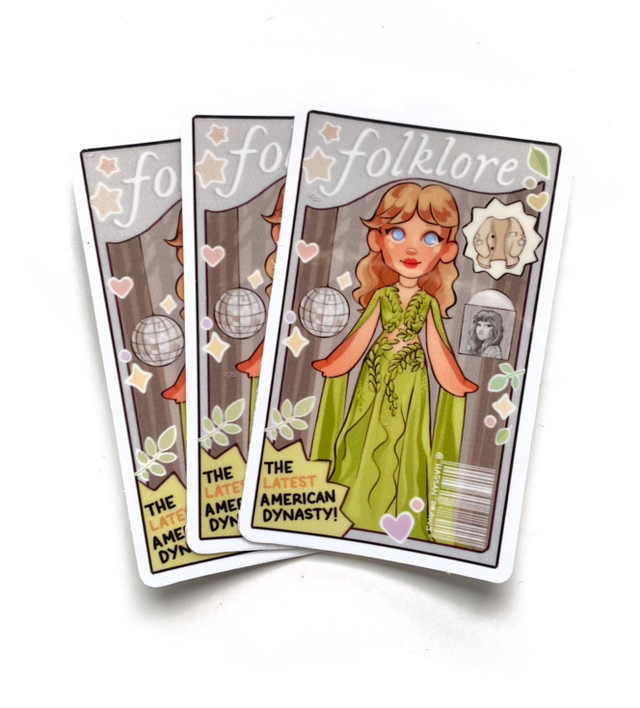 Folk Eras Doll Sticker