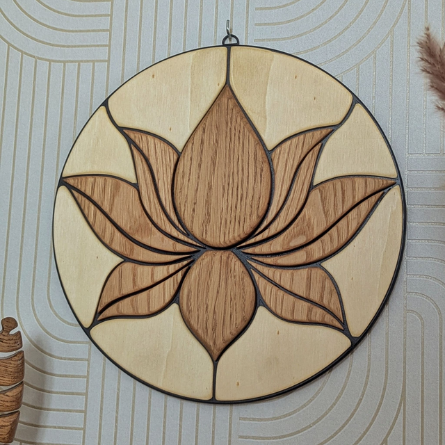 Tableau fleur de lotus multi-part