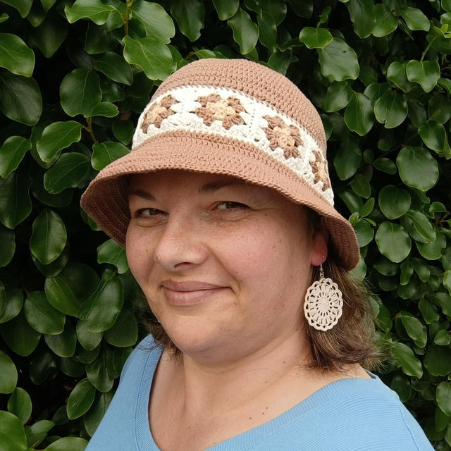 Bob MOKA en Crochet - Fait Main - en Coton 