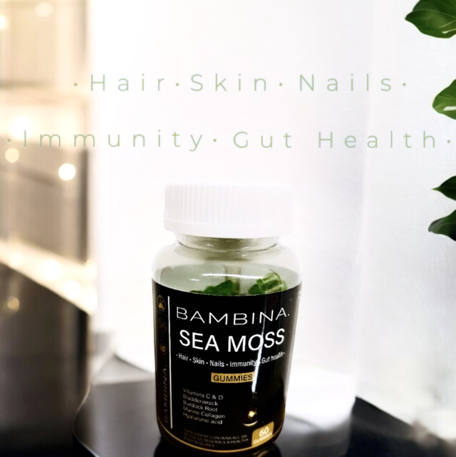 BAMBINA SEAMOSS • HAIR SKIN NAILS • GUMMIES (PREORDER 21 WORKING DAYS TO DISPATCH)