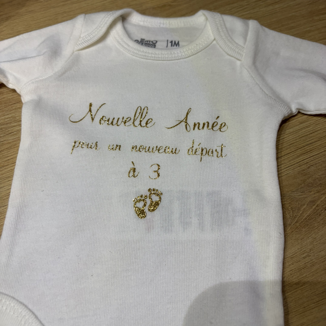 Body 0-3 mois personnalisé