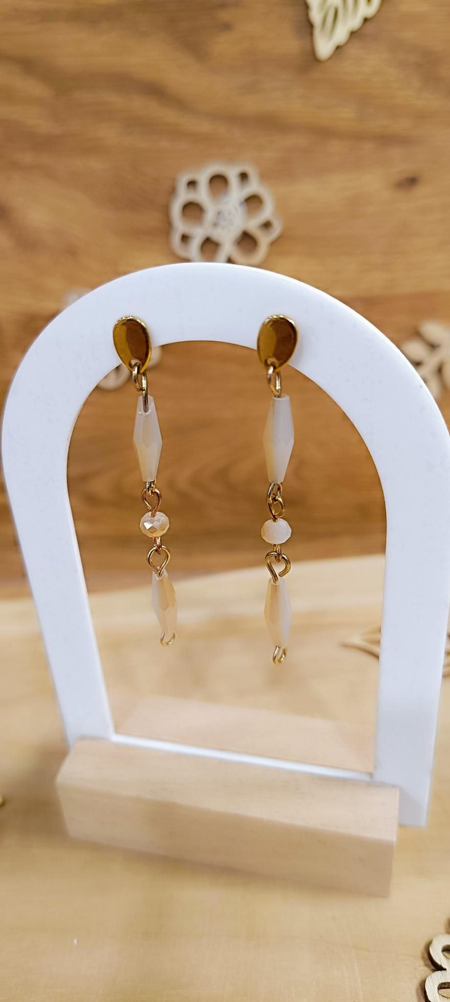 Boucles d'oreilles - Perles pendantes