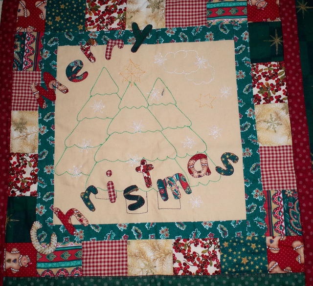 Merry Christmas Stitchery
