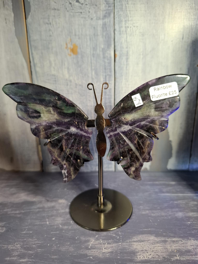 Rainbow Fluorite Butterfly 