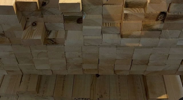 C16 3x2 Studding, 2.4m (Tanalised green)