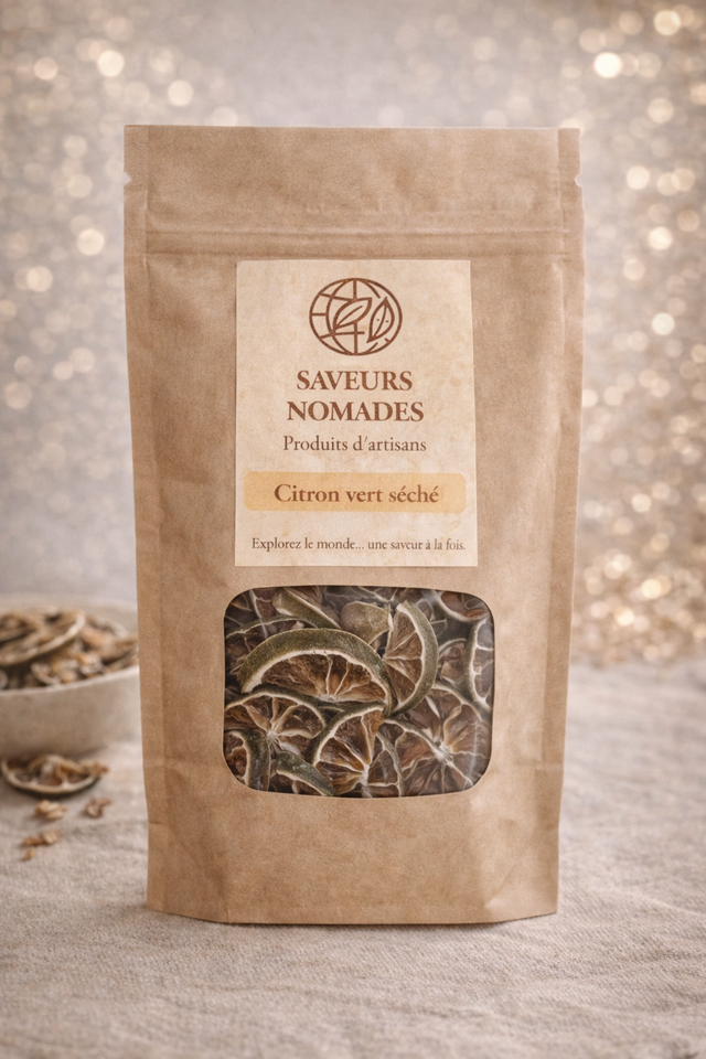 Citron vert séché 80g