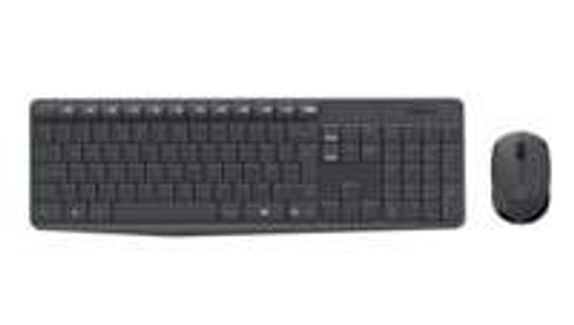Logitech Ret. Wireless Desktopset Keyboard + Mouse MK235