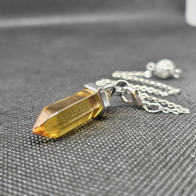 Pendule Cristal - Inspiration ambre