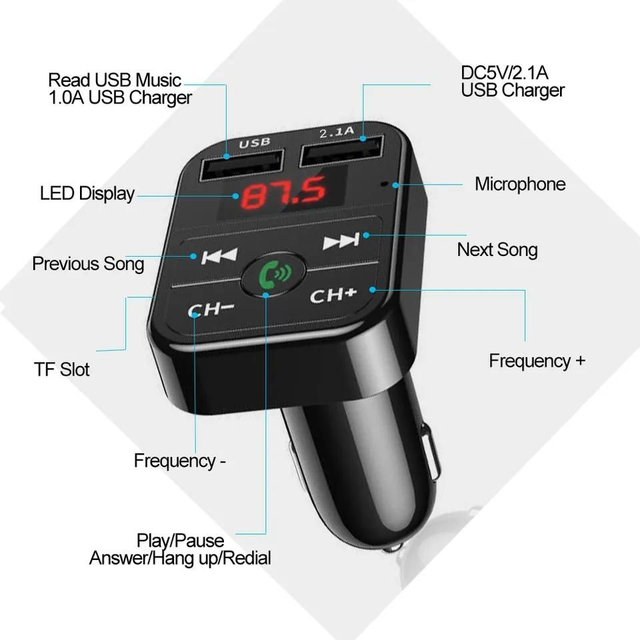 BLUETOOTH FM TRANSMITTER