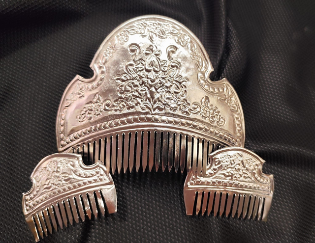 Peineta R3304 rodio grande