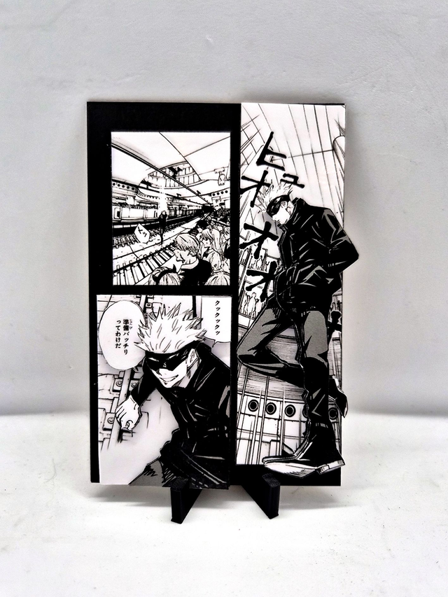 Scan manga 3D et son support - Jujutsu Kaisen - Sur commande 