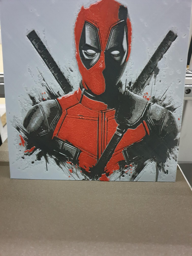 Plaque déco deadpool 200x200