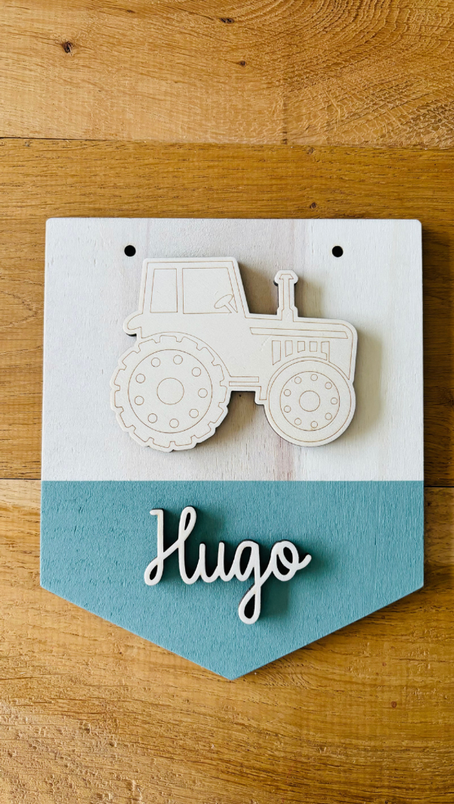 Fanion Tracteur - Personnalisable