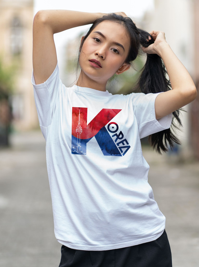 T-shirt K - UNISEXE BLANC