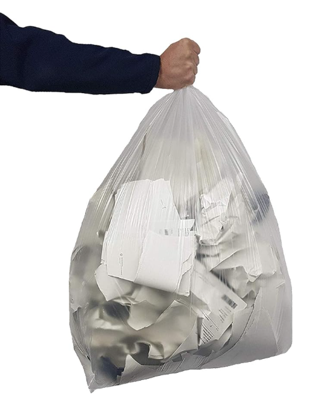 30L Clear Refuse Sacks
