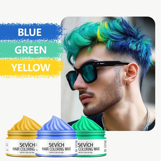 Men's SEVICH Temporary Hair Color Wax Kit