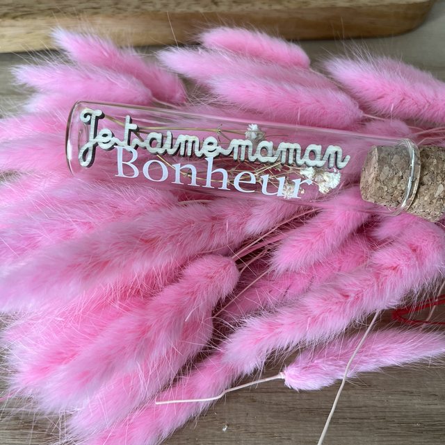 Fiole personnalisée bonheur 