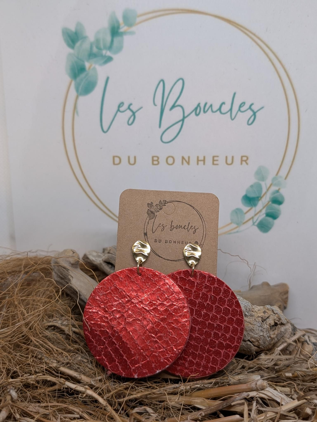 Moon rouge diamètre 5cm 
