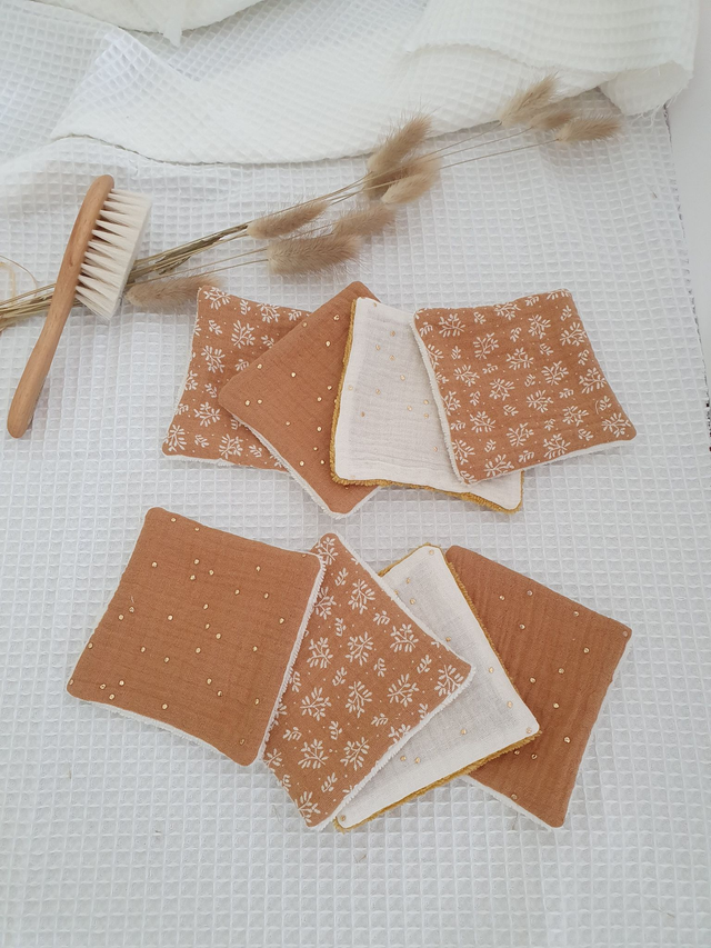 Louison le lot de 6 lingettes en coton