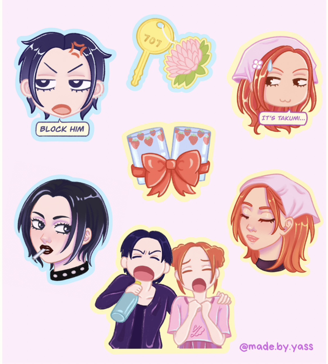 Sticker pack nana