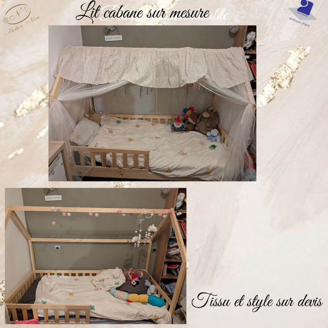 Sublimez les nuits de vos enfants avec nos Habillages de Lit Cabane sur commande