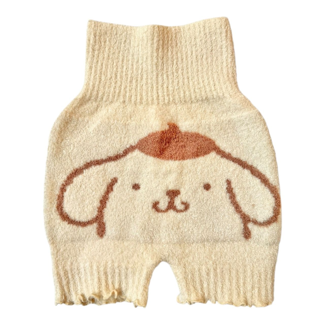 Pompompurin Yellow Knit Fold-Over Shorts 