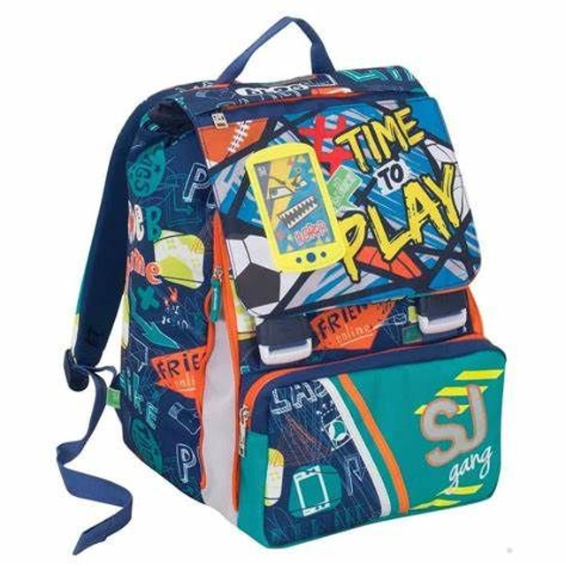 ZAINO Seven SJ BOY Zaino Sdoppiabile con Flip System Blu