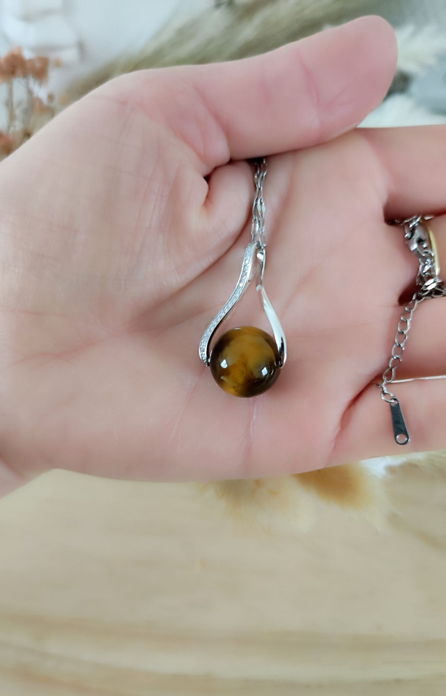 Pendentif Oeil de tigre