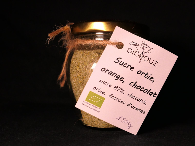 Sucre ortie, orange, chocolat AB