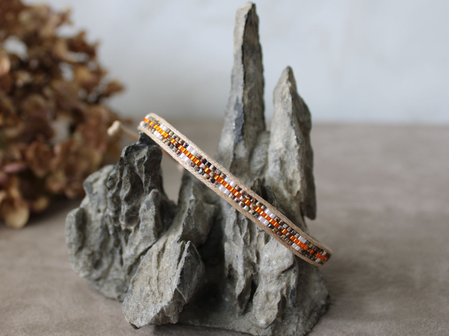 Bracelet Nerodia - Picasso marron