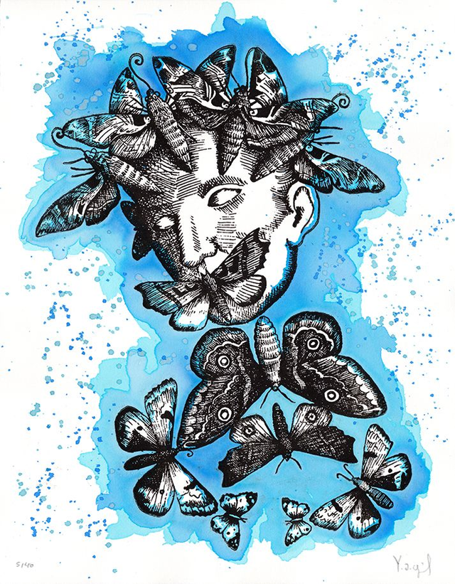 Le réveil de la déraison - Gravure de Yoan Armand Gil