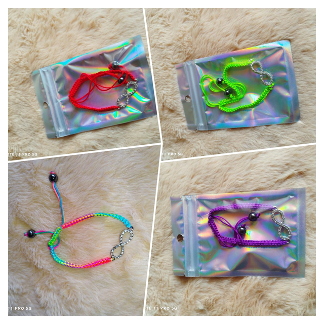 Bracelets Fantaisie &quot;Infini&quot; – Cordon ou Silicone