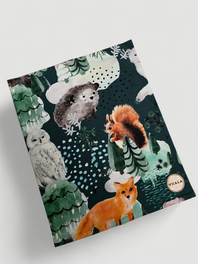 Tuubihuivi METSÄNELÄIMET VIHREÄ