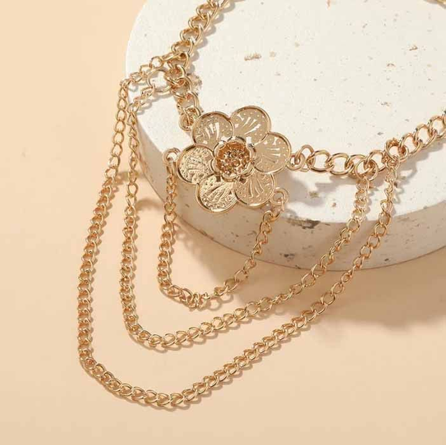 Bracelet de biceps Fleur et Chaines