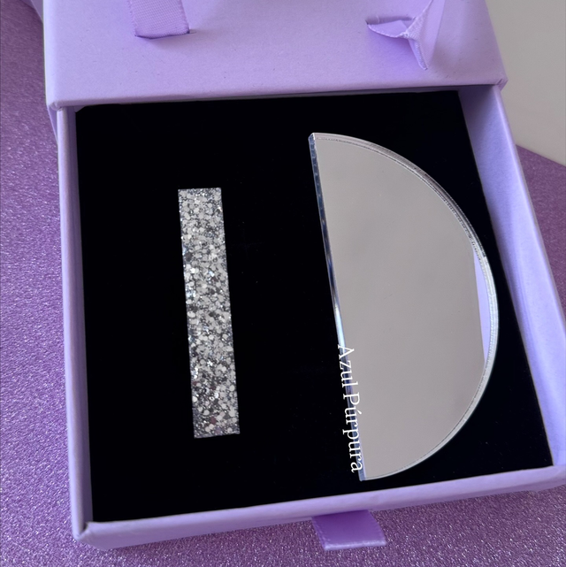 Brincos Assimétricos Luxo em prateado