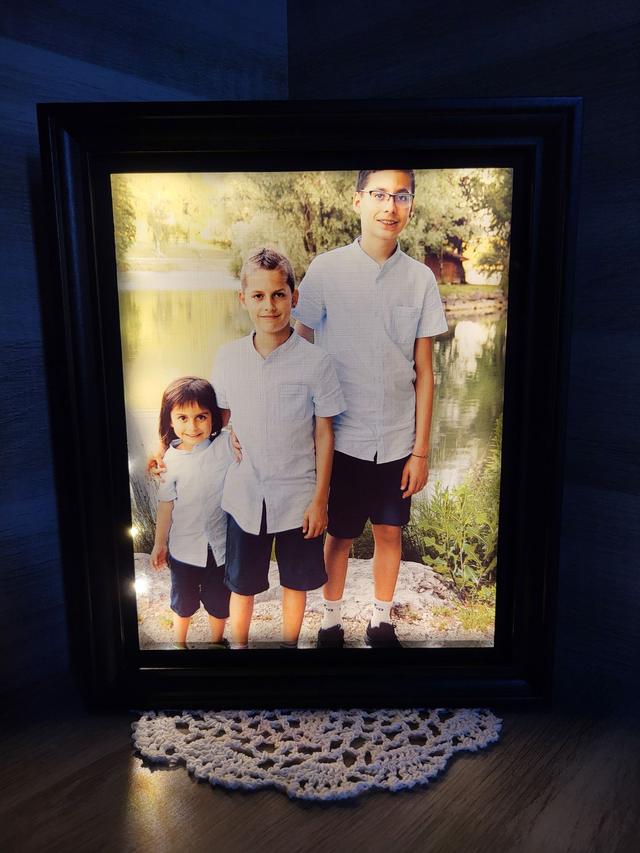 Cadre Photo Éclairé