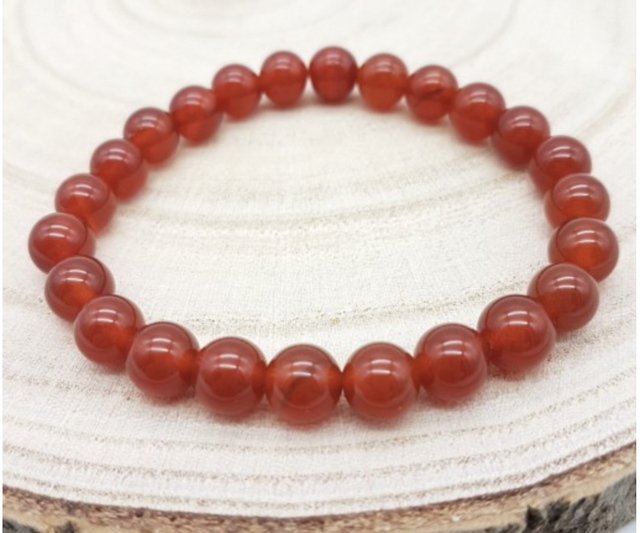 Bracelet Imitation Cornaline 8mm