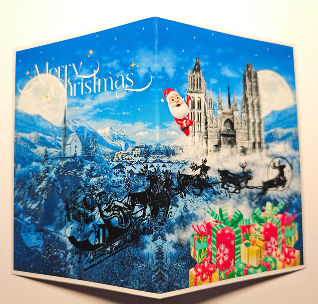 Carte double Noel 1