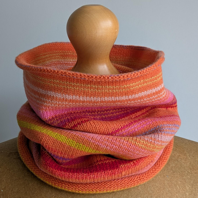 Orange Sunset Cowl