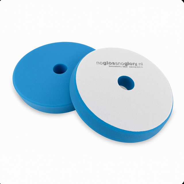 Polijstpad excentrisch blauw 150 mm, 2 stuks