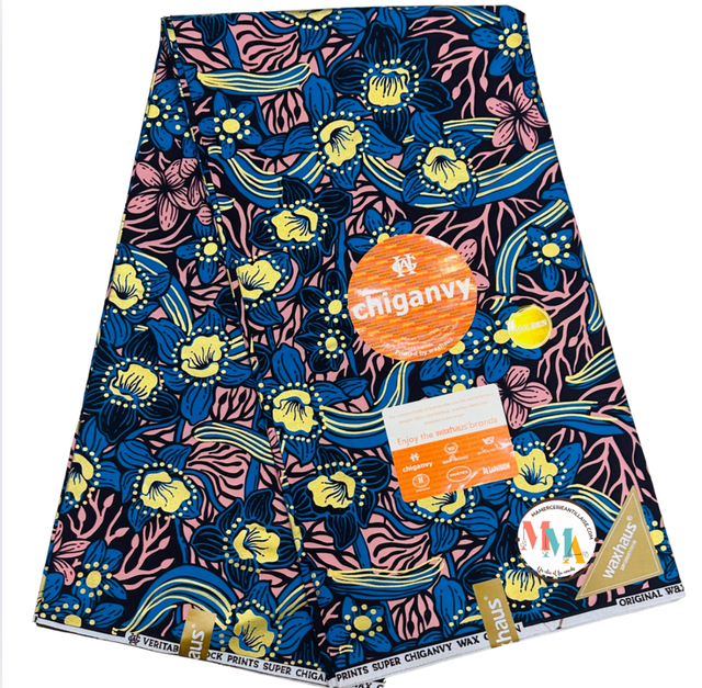 Wax Belkara 5m40 Coton Pailleté 