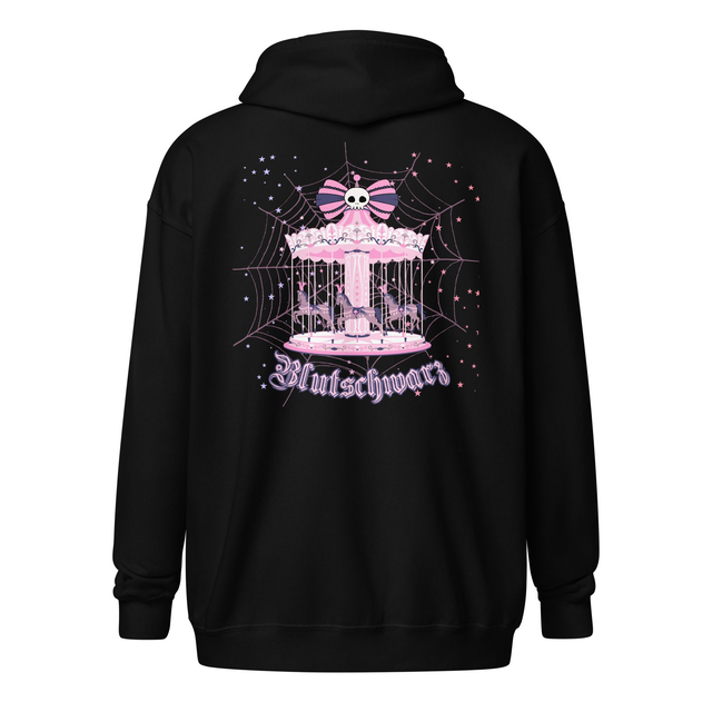 Unisex Zipper- Scary Go-Round