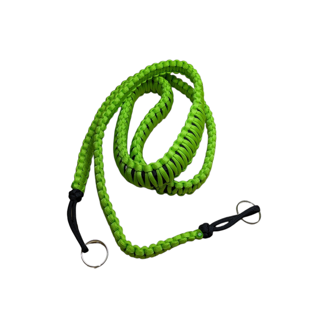 Flo Green and Black Binocular Strap - 53 inch or 135cm 