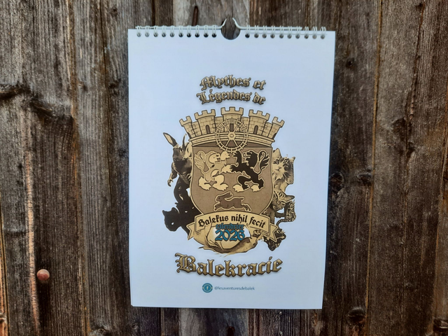 Calendrier 2026 : Mythes et Légendes de Balekracie