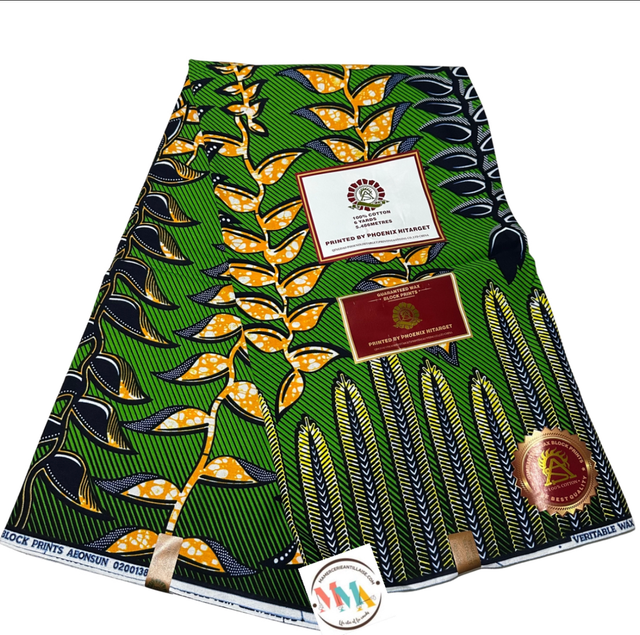 Wax Héliconia 5m40 Coton