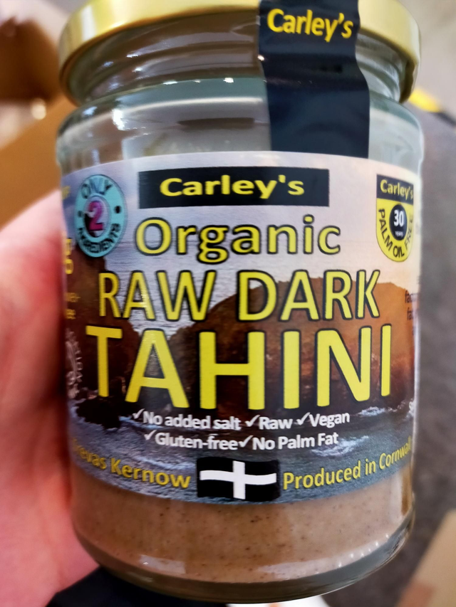 Carleys Organic Raw Dark Tahini 250g 58366