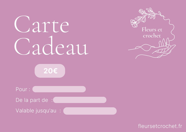 Carte cadeau &quot;petit plaisir&quot;