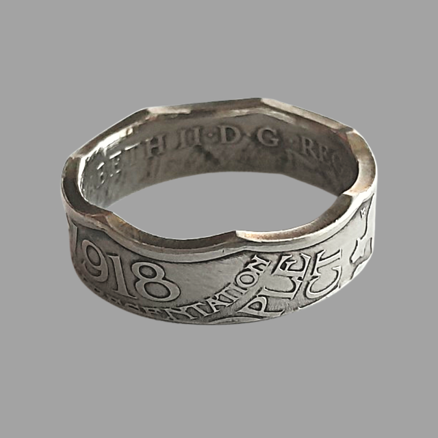 British Fifty Pence People Act 2018 Coin Ring      