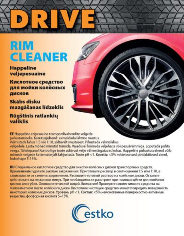 Drive Rim Cleaner Happeline veljepesuaine 5L